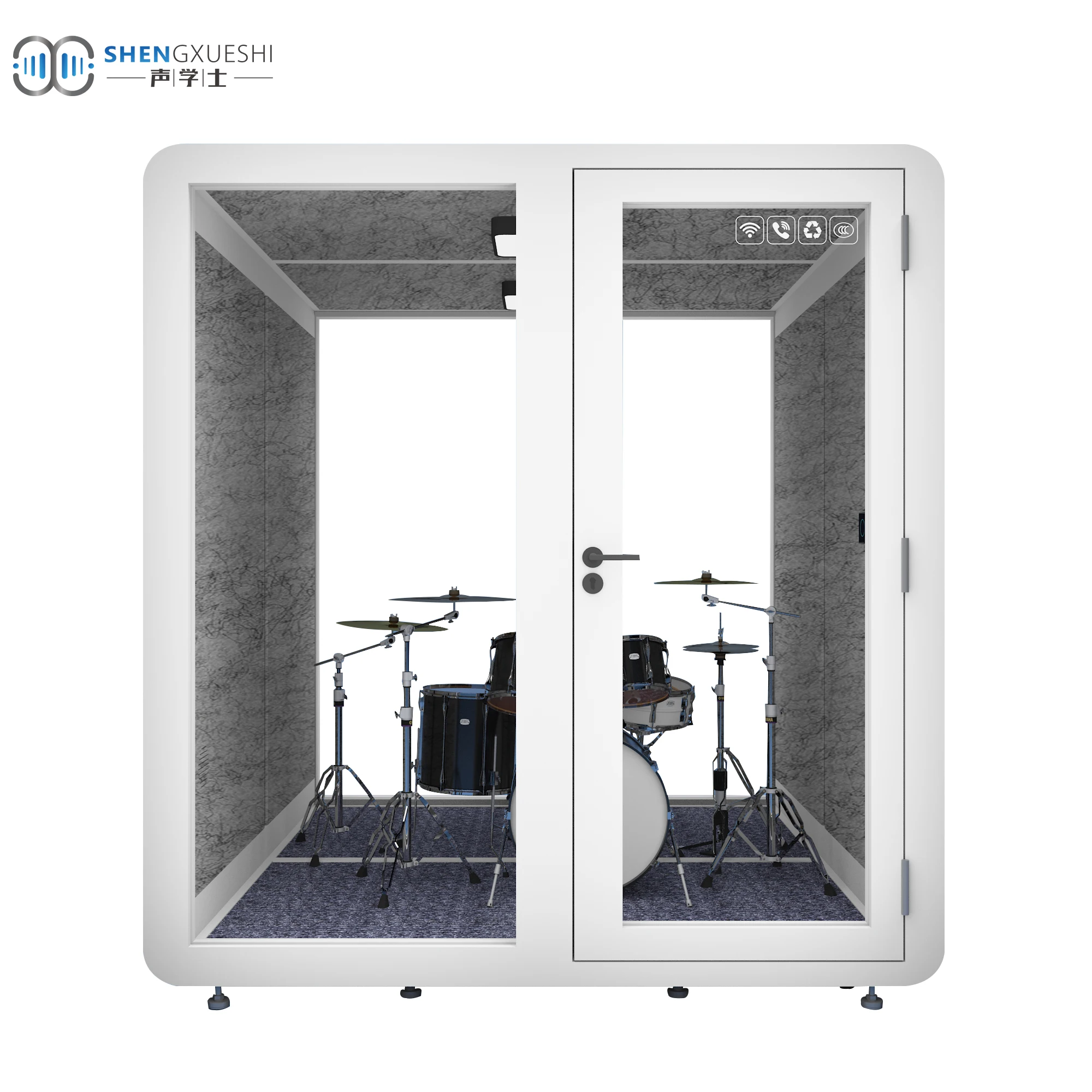 Hot selling high quality customized movable conference room soundproof recording studio