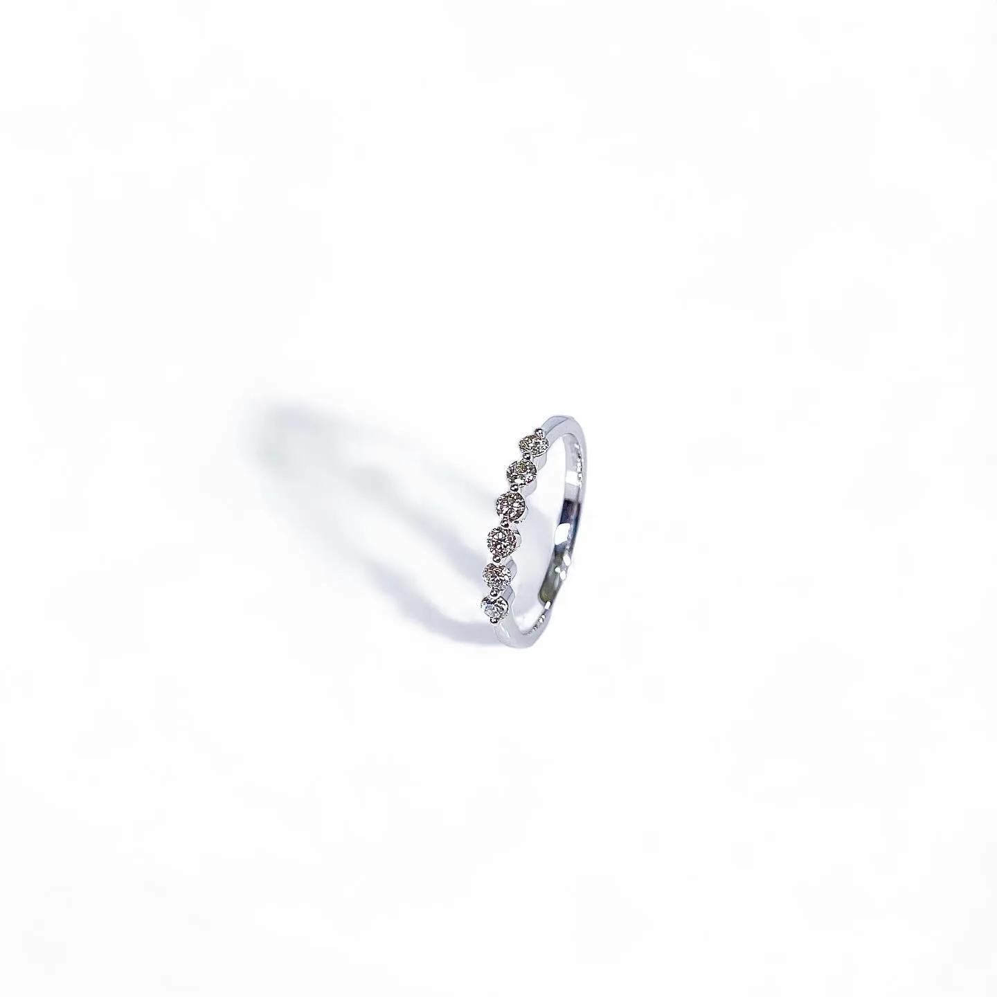 OEM женские ювелирные изделия 925 стерлингового серебра 10K 14K 18k золото 750 белое золото кольцо с бриллиантом