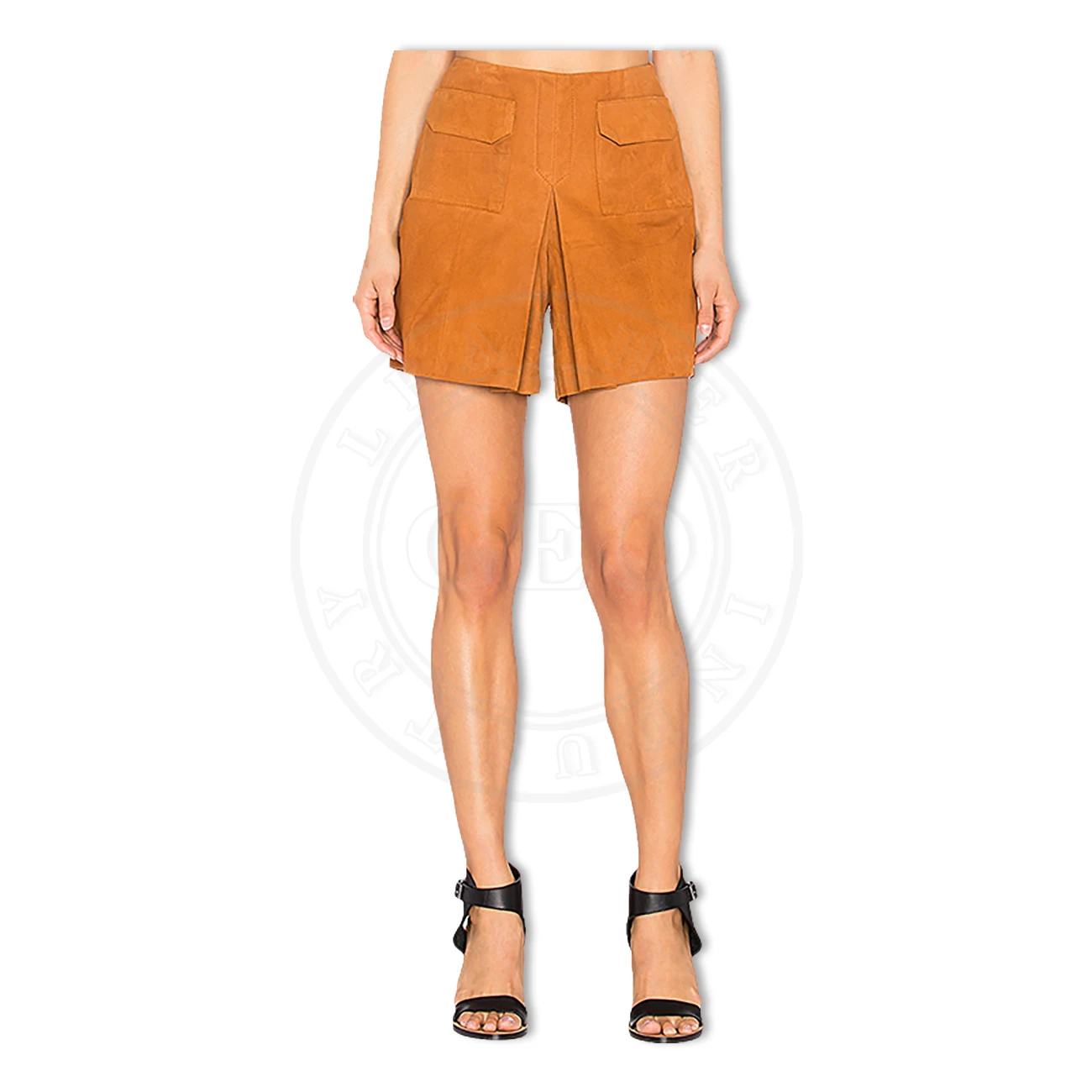 Genuine Suede Leather New Arrival Season Sheep Skin Shorts For Women