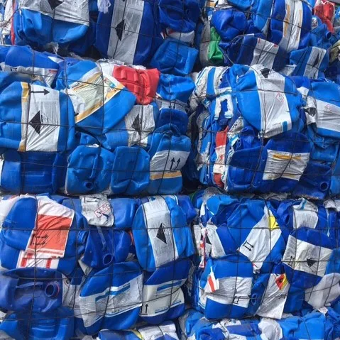 HDPE Flakes HDPE Milk Bottle Scrap HDPE Blue Drum Scrap