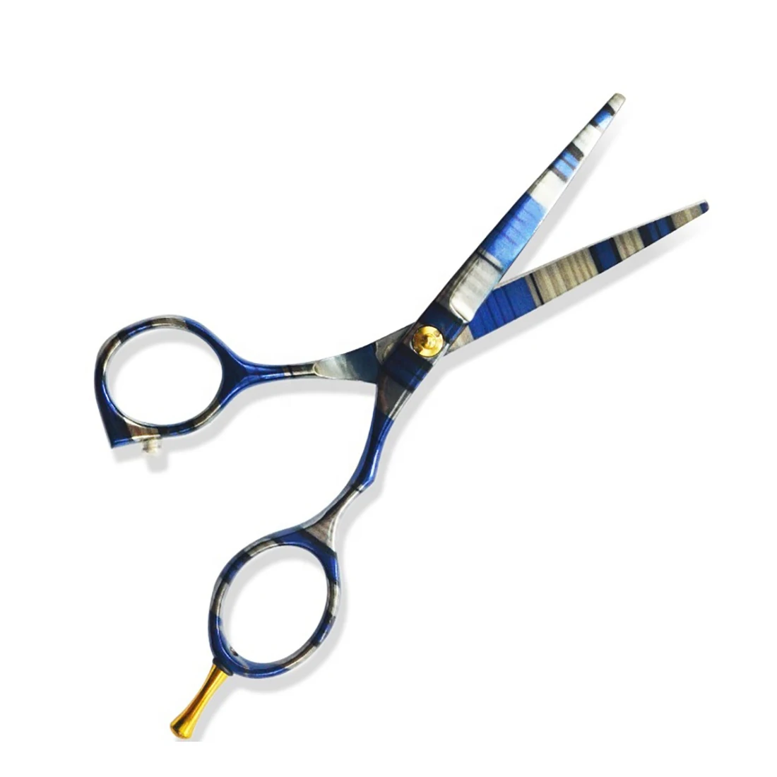 New Style 2024 Barber Scissors With Soft Handle Fashionable Hot Sale Hairdressing Cutting Multi Color Scissors