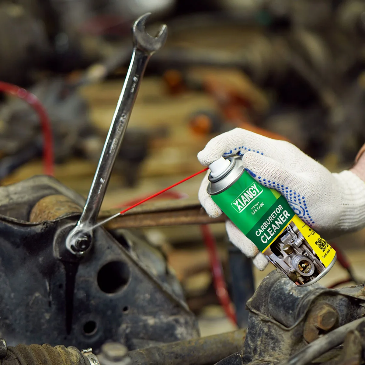 Factory Professional Deep Cleaning Automobile Carburetor Cleaner Spray Carb Choke 450ml Cleaner