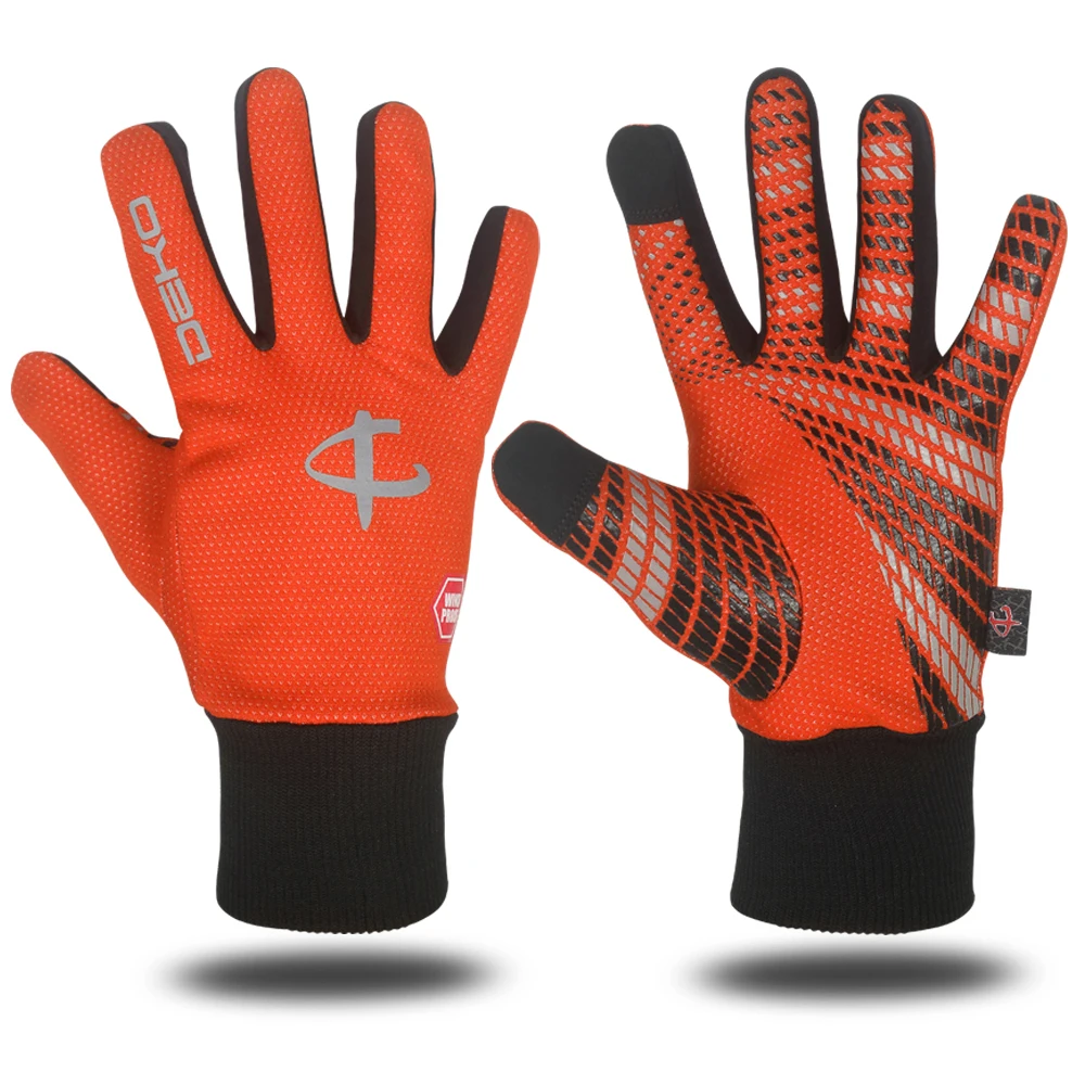 Professional Windproof Winter Cycling Gloves Touch Screen Water Resistance Bike Bicycle Full Finger Gloves