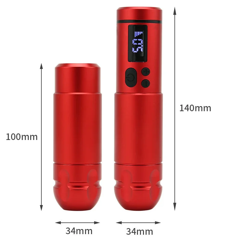 Factory hotsale wireless battery tattoo pen rotary tattoo machine with RCA  for tattoo artist OEM