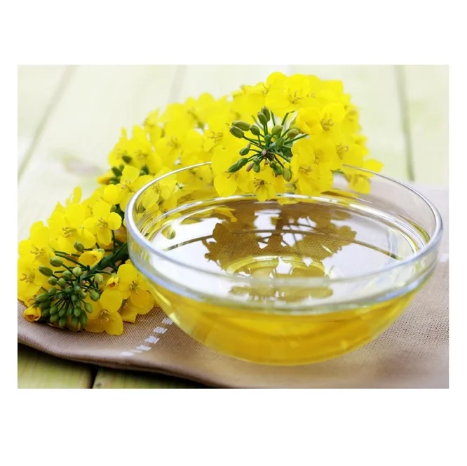 Wholesale Refined Rapeseed/Canaola Cooking Oil Bulk Stock Vegetable Oil in Glass Bottles Crude Processing