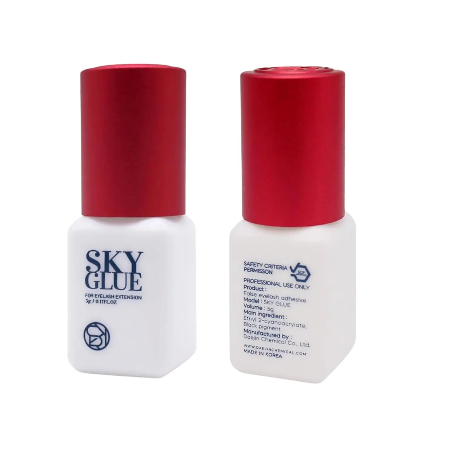 New Sky Glue New Package 5ML S+ type Faster Dry Time Long Retention JM Glue eyelash extension Lady Black adhesive Fastest