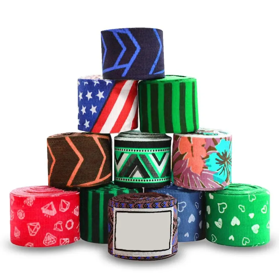 Custom Hand Wraps Boxing Equipment Printed Bandage Design Boxing Hand Wraps | Punching Boxing Hand Warps