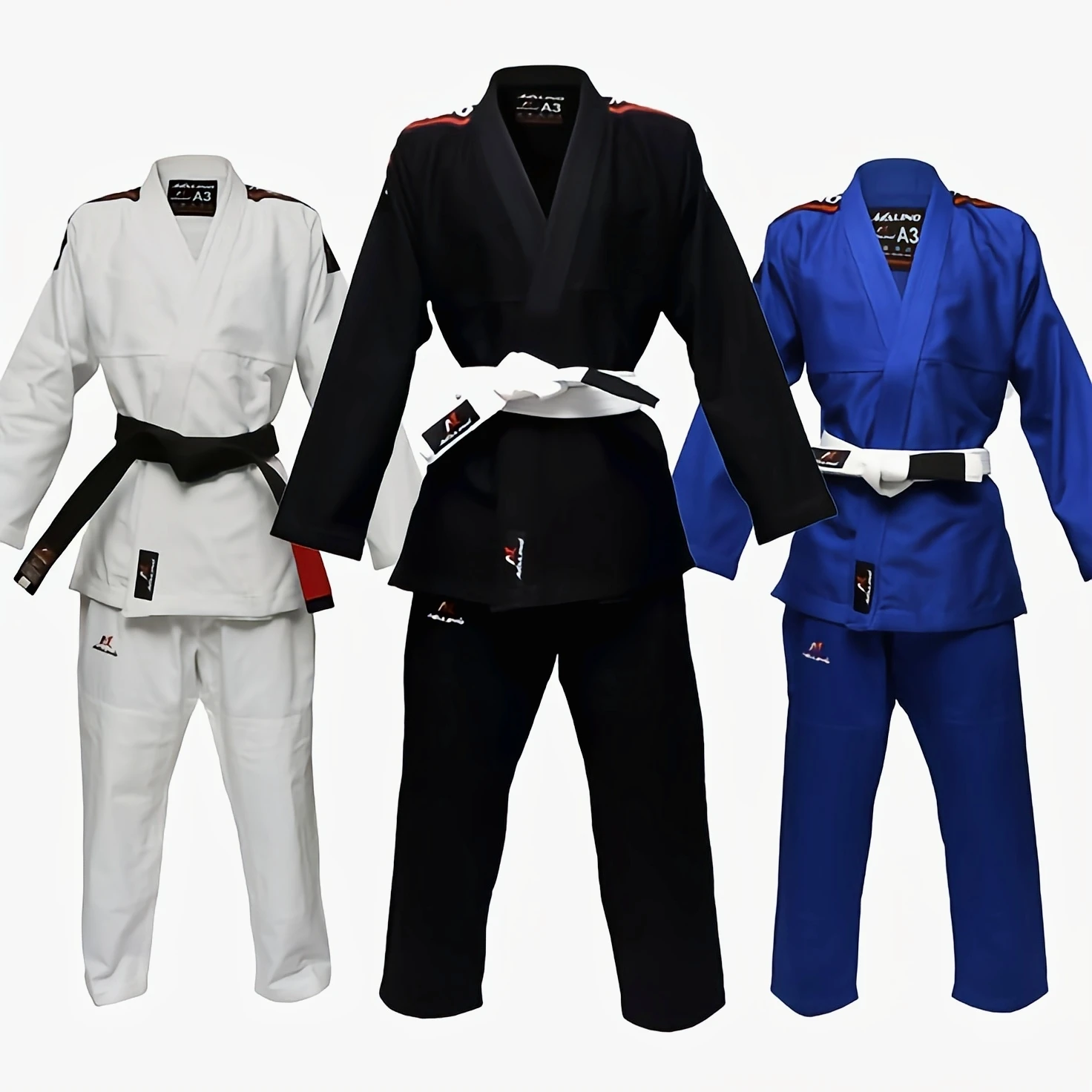 Унисекс с логотипом на заказ Jiu Jitsu Gi BJJ Kimono хлопковое боевое искусство комплект одежды шортами для взрослых-для карате и MMA