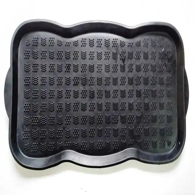 Универсальный черный большой всепогодный поднос для обуви водостойкий пластиковый коврик внутреннего и наружного входа