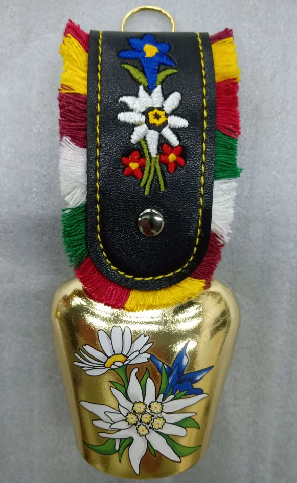 Top Sale Custom Logo Supplier Metal Small Gold Swiss Cow Bells