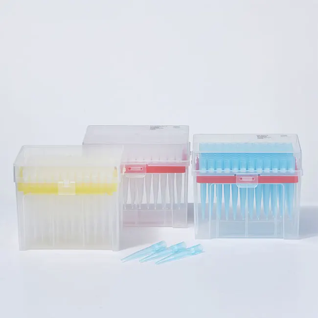 10uL  20uL 200uL 1000uL 1250uL Filtered Tips Disposable Sterile Tilter Pipette Tips for Lab Testing Microbiology