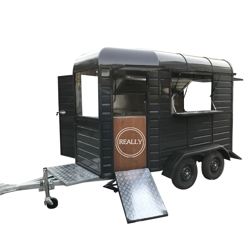 Multifunction Drivable Trailers Fully Equipped Mobile Fast Food Trucks Mobile Food Truck With Full Kitchen Equipments