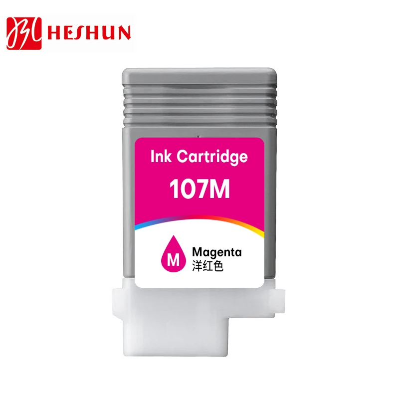 HS Pfi107 Pfi-107 pigment ink cartridge with chip suitable for Canon Ipf670 Ipf680 Ipf685 Ipf770 Ipf780 Ipf785 printer 130ml/pc
