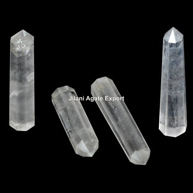 Natural Crystal Quartz Obelisk with Healing Point Energy-Boosting Stone Craft Model Featuring Bowl and Wand Shapes