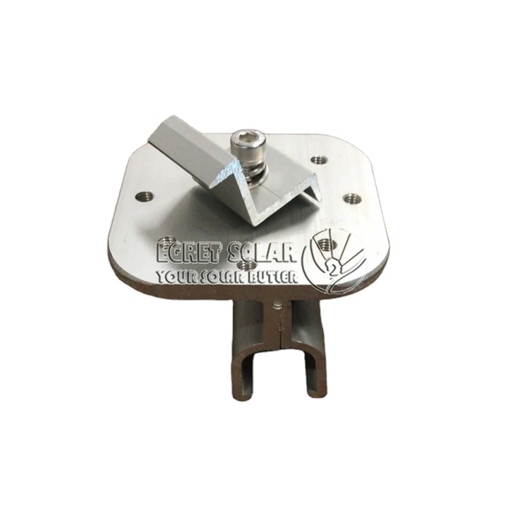 China supplier standing seam roof clamp and solar panel fixing for steel solar bracket