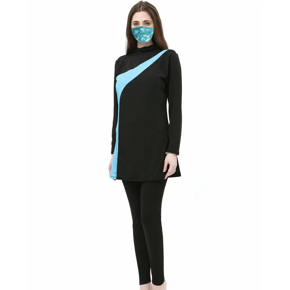 Cover Up Islamic Muslim Womens Borkini Swimwear Beachwear Supplier Manufacturer 2024 Plus Size Nylon Swimsuit