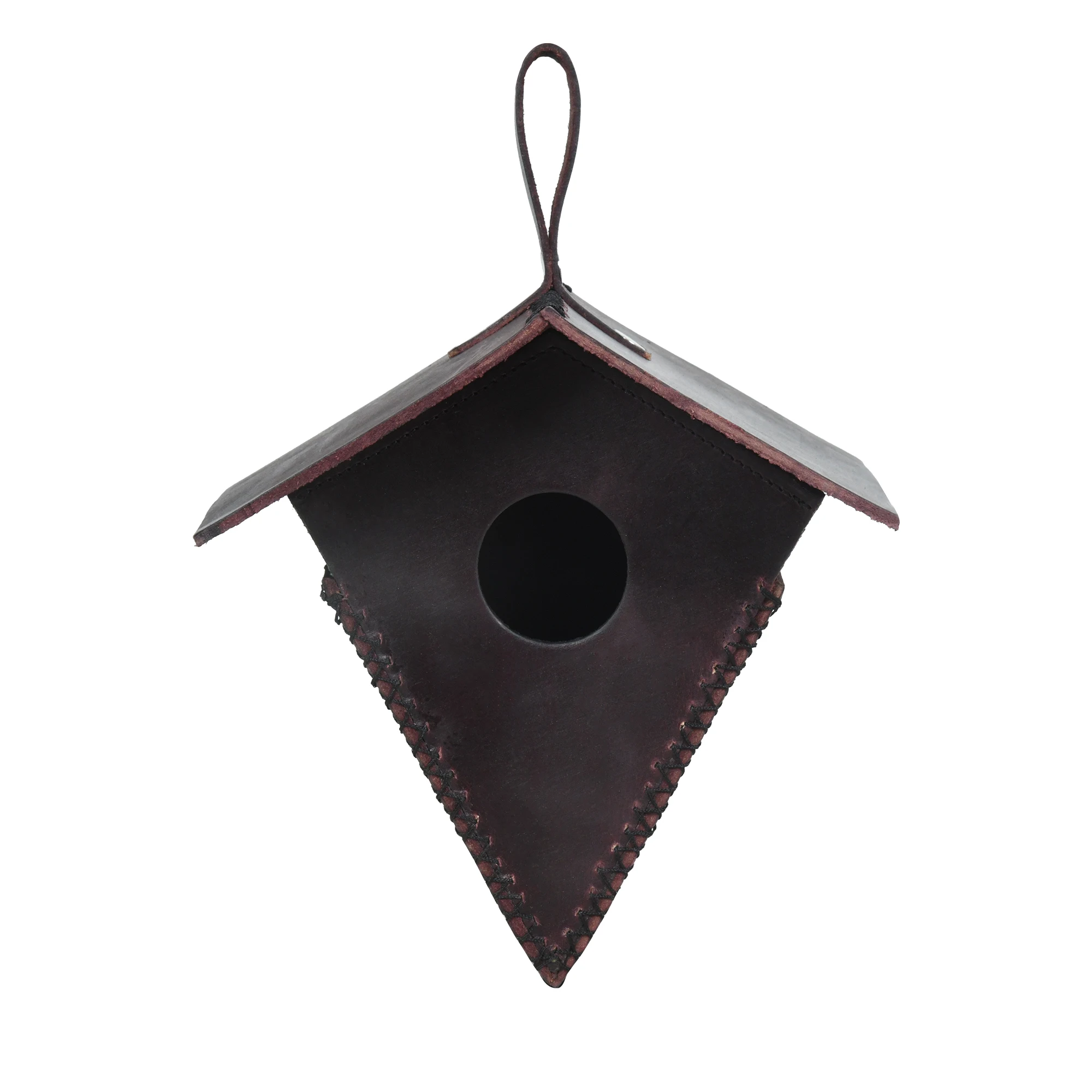SPARROW BIRD HANGING BIRD HOUSE TREE HANGING SAFE WEATHERPROOF LEATHER BIRD NEST HOUSE SHELTER