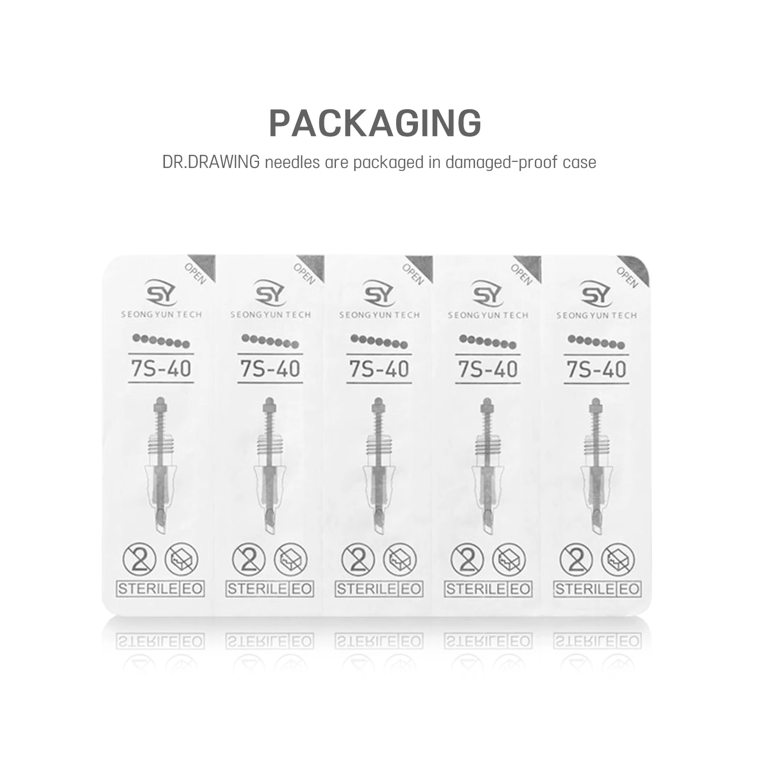 private label [NR] Korea DR.DRAWING Needle Cartridge Tattoo Microneedle for MTS Digital Machine  10ps Made in korea