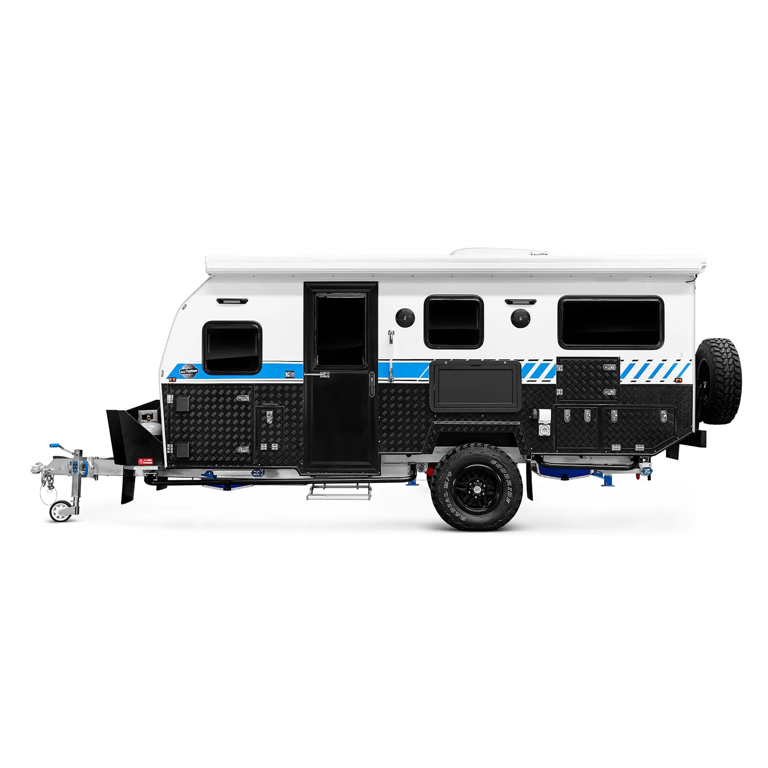 OEM Service Camper Trailer Travel Trailer with Coupler and DOT Tyres airstream camping trailer