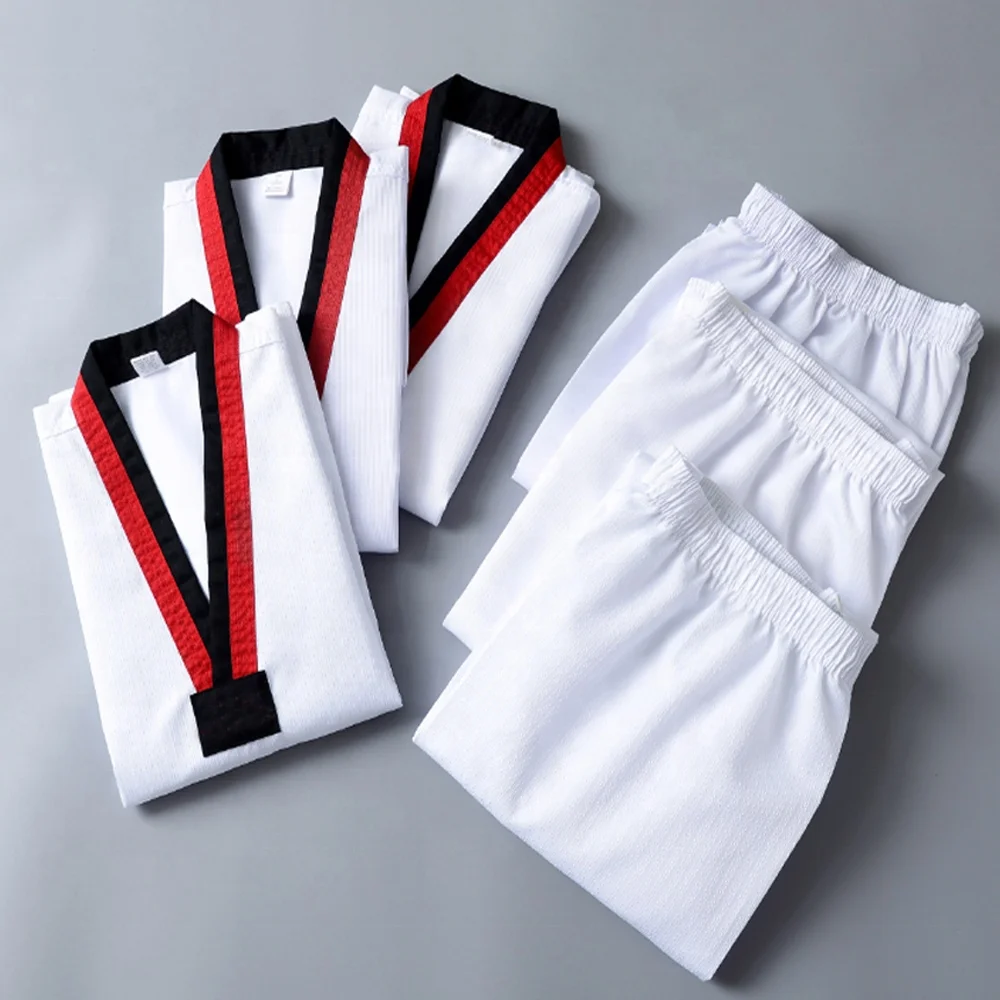 Customized logo high quality Taekwondo uniform children and adult Taekwondo uniform 2022