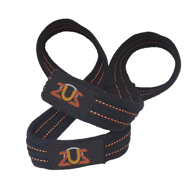 Weightlifting Figure Eight Straps Fitness Lifting Straps For Power lifting Hot Sale Weight lifting Figure Eight Straps