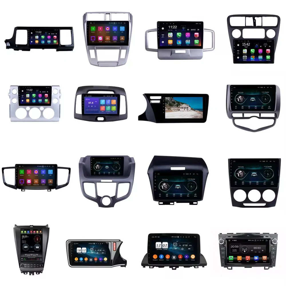 Factory direct android universal style complete quality first for Honda car dvd frame android car fascia frame