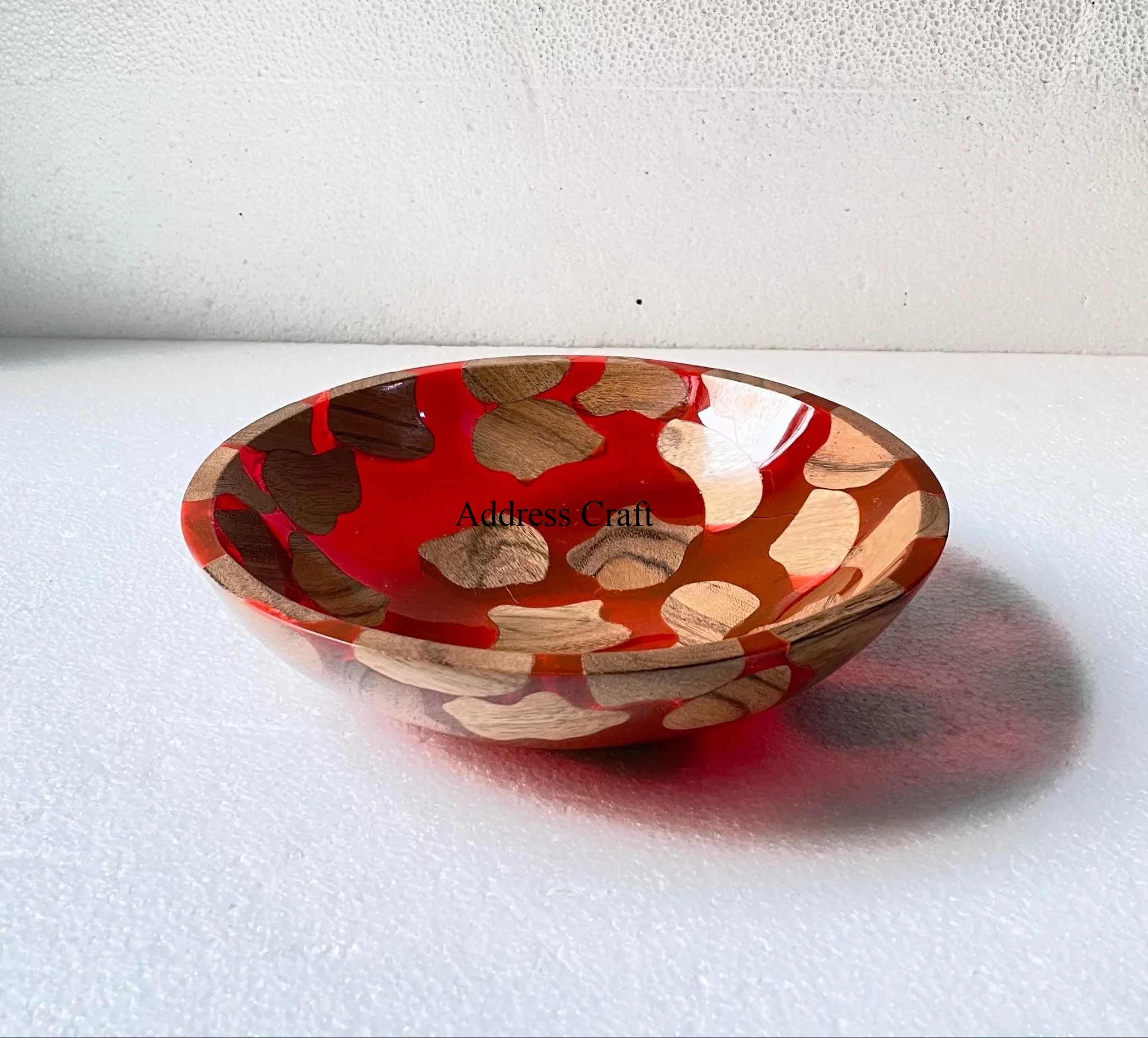 Affordable Price Bowl Decorative Wood Resin Fruit Bowl Creative Resin Bowl Tableware Table Decoration Platters Dinnerware Set