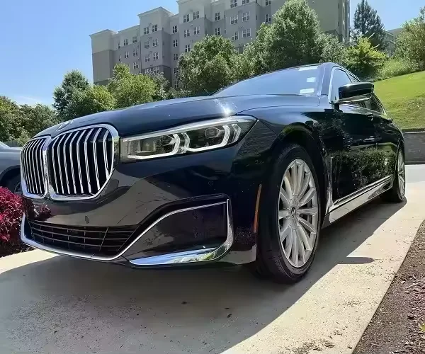 2022 BMW 7 series 740I RWD 8-ступенчатый автоматический седан отлично использованные кожаные сиденья темные внутренние передние колеса на бензине/газе