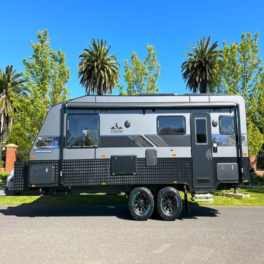 Hot Selling Australian Standards Mini Caravan Camping Motorhome Cheap Price Off Road Trailer in Stock