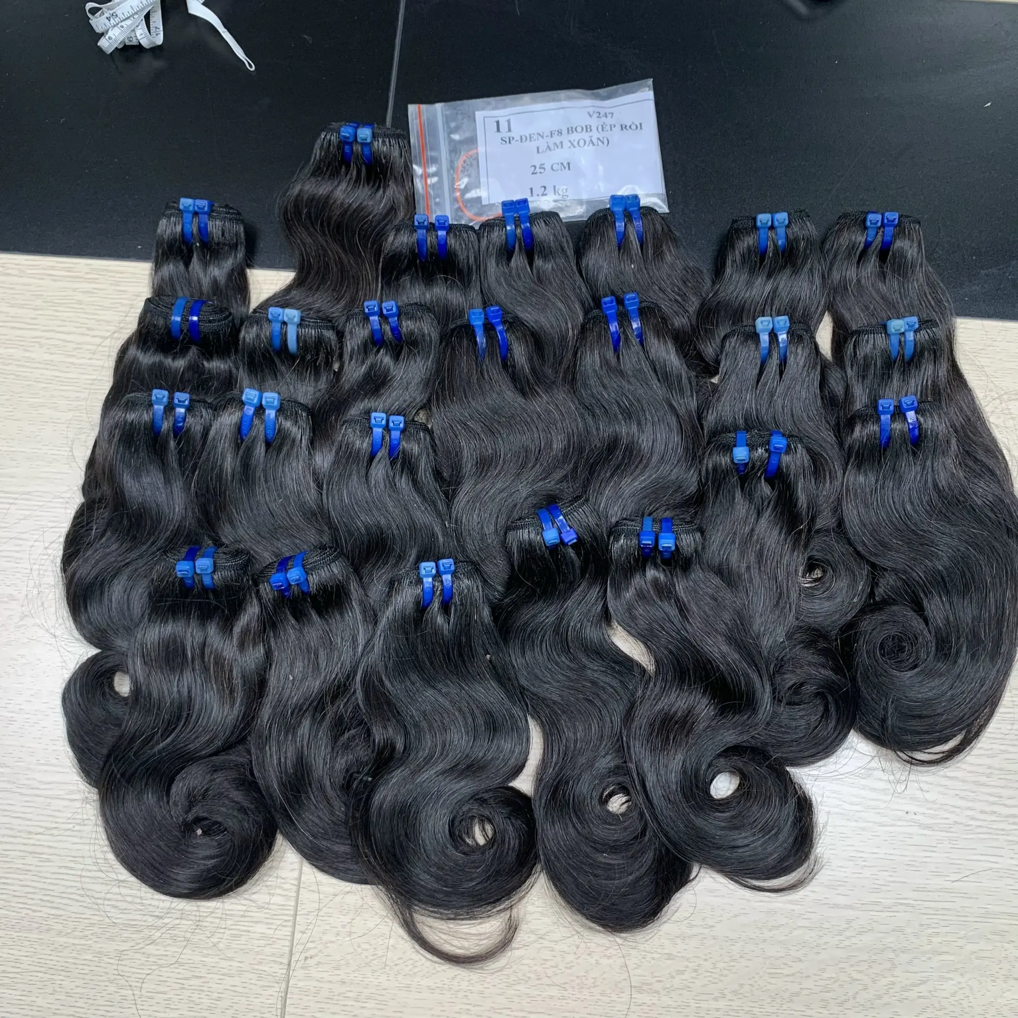 Beautiful Bob Curly Hair Vietnamese Hair Vendor Single Donor Vietnam Hair, Human Hair Weaves Bundles, Wigs Xbl