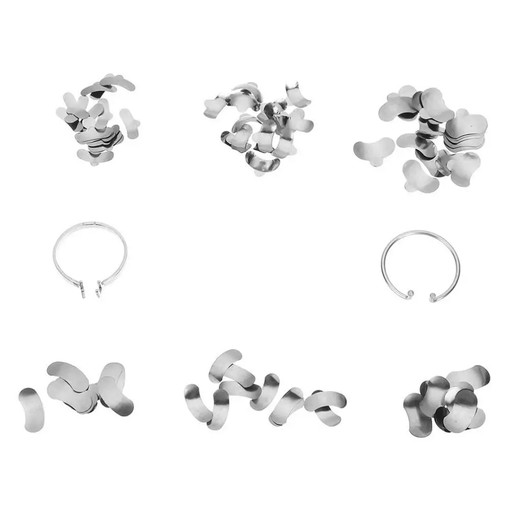 Hot Selling Dentanl Saddle Metal Matrices Universal Kit Dental Saddle Contoured Metal Russian Band