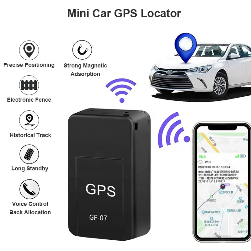 GF07 беспроводной мини Магнитный GPS трекер устройство слежения за автомобилем Детский локатор Голосовое управление транспортное средство