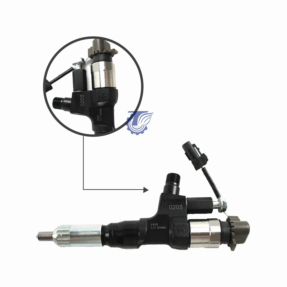 Fuel Injector 095000-6593 VH23670E0520 for Hino J08E Engine in Kobelco SK200-8 SK330 SK350