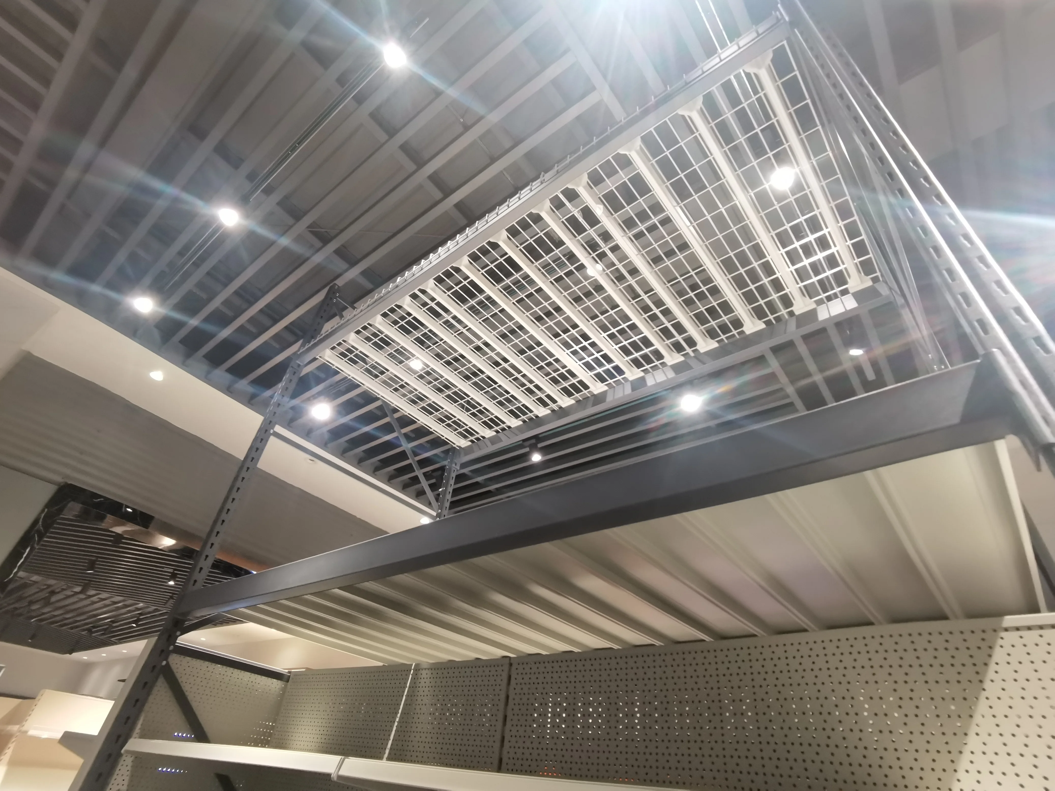 2 in 1 Supermarket shelves gondola rack heavy duty for shop store retail commerce display