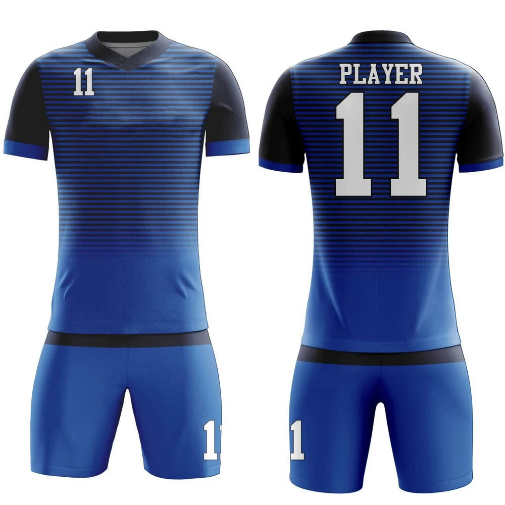 Custom Football Jerseys Full Sublimation Printing Soccer Jerseys Club Team Football France Uniform Suit Soccer Uniform For Men