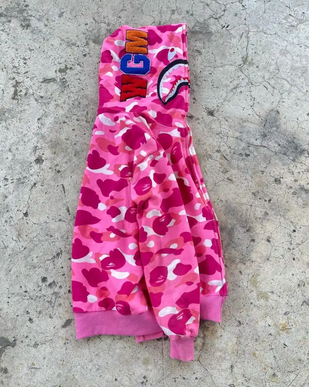 Wholesale Custom All over Print French Terry full Zipup Hoodie Chenille Embroidery Breathable Oversized Men Heavyweight Hoodie