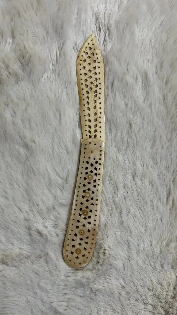 custom made hand carved bone letter openers ideal for resale by stationers and paper stores