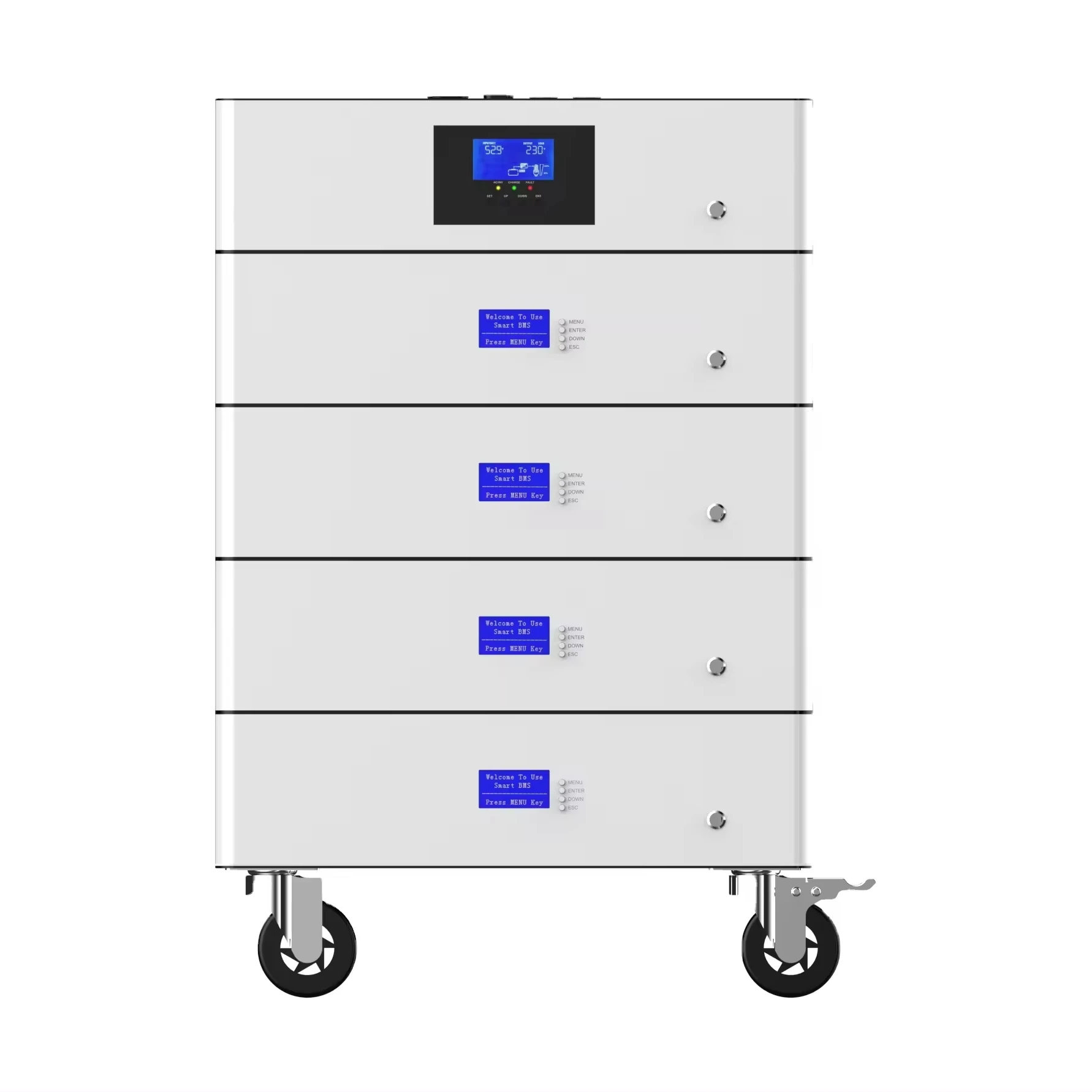 Stackable Home All In One Energy Storage 51.2V 400AH 20.48kwh  5000w Inverter Battery Solar Power System  Stacked ESS System