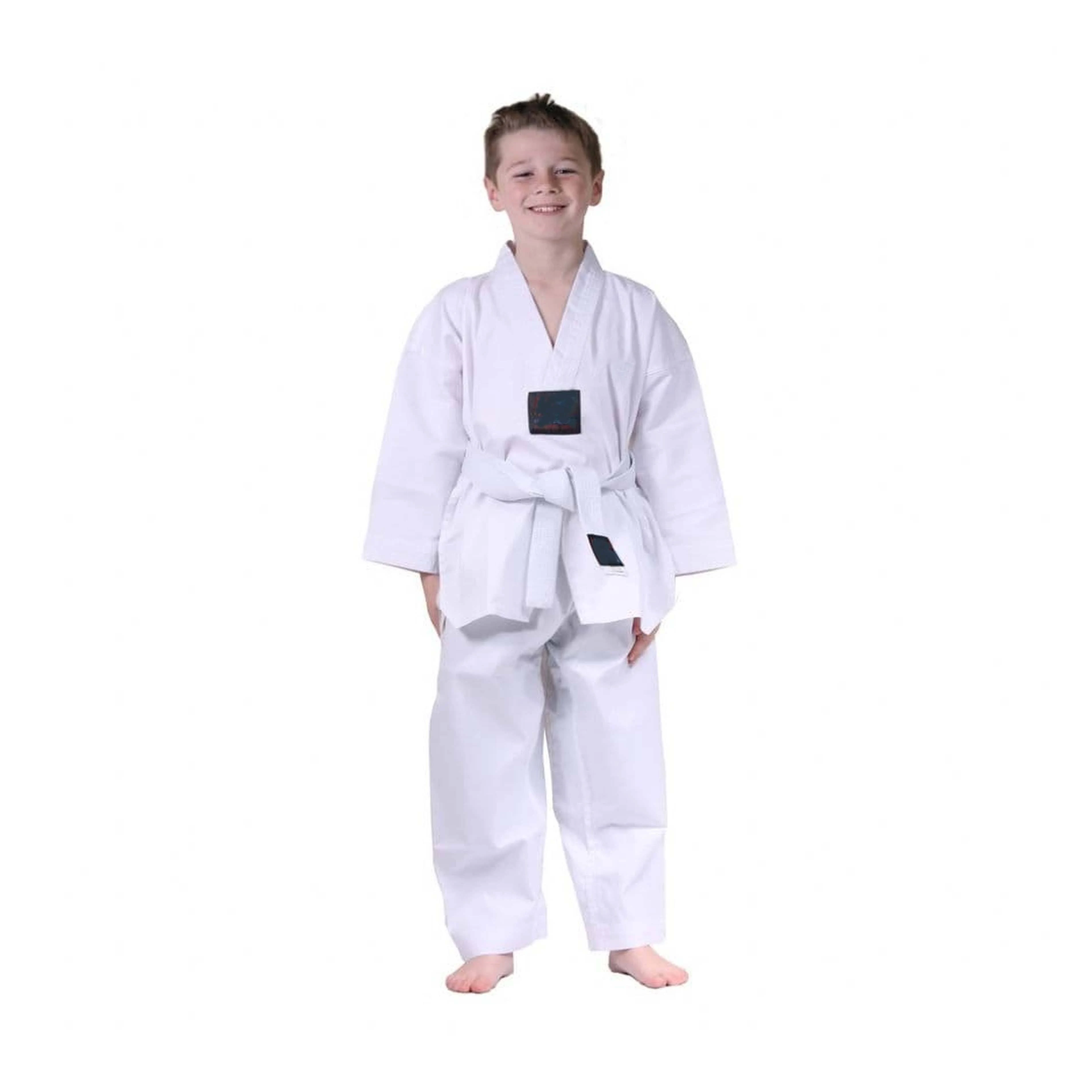Тхэквондо Jiu Jitsu Gi тренировочное снаряжение легкий костюм для боевых искусств белая традиционная форма карате-OEM/ODM в наличии