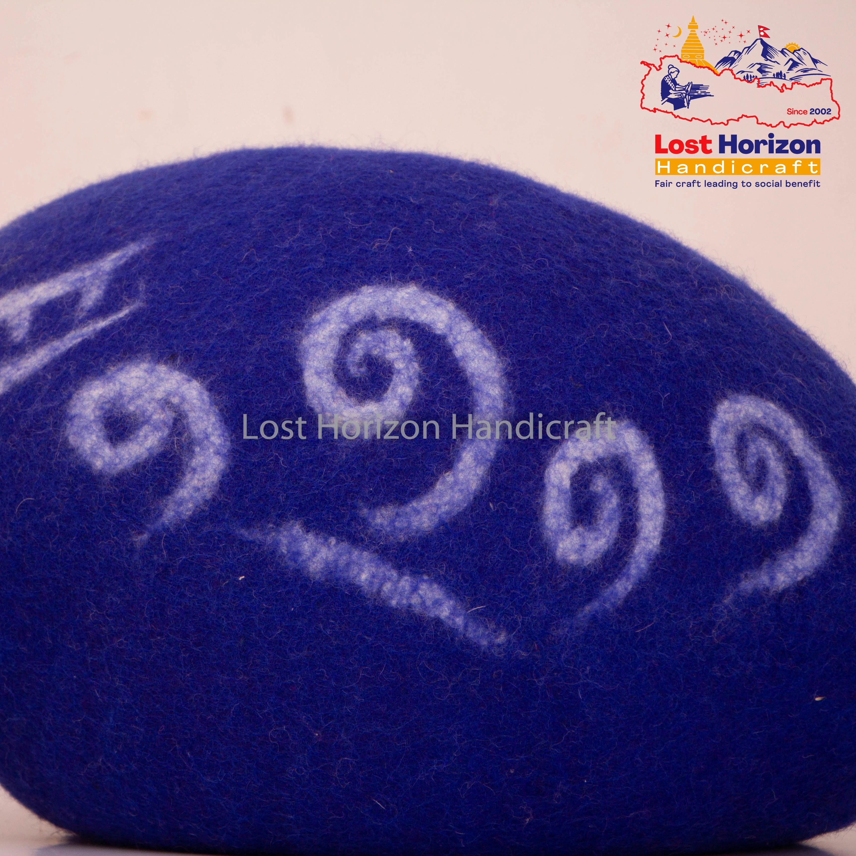 Premium Felt Handmade Wool Cat Cave Bed Ethically Crafted in Nepal Top Quality New Zealand Wool Non Allergic Non-Toxic