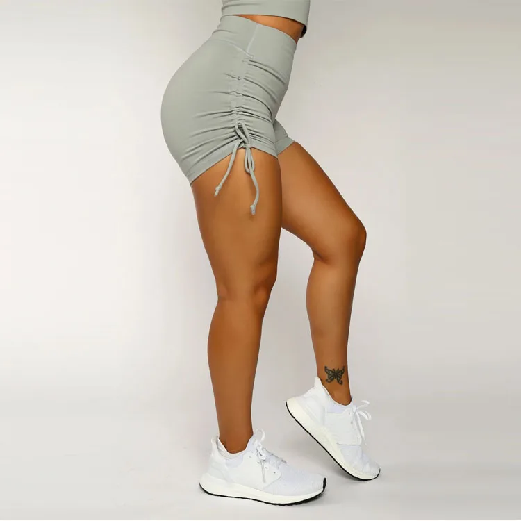 Ladies Leather shorts High Waisted Black Genuine Leather Short