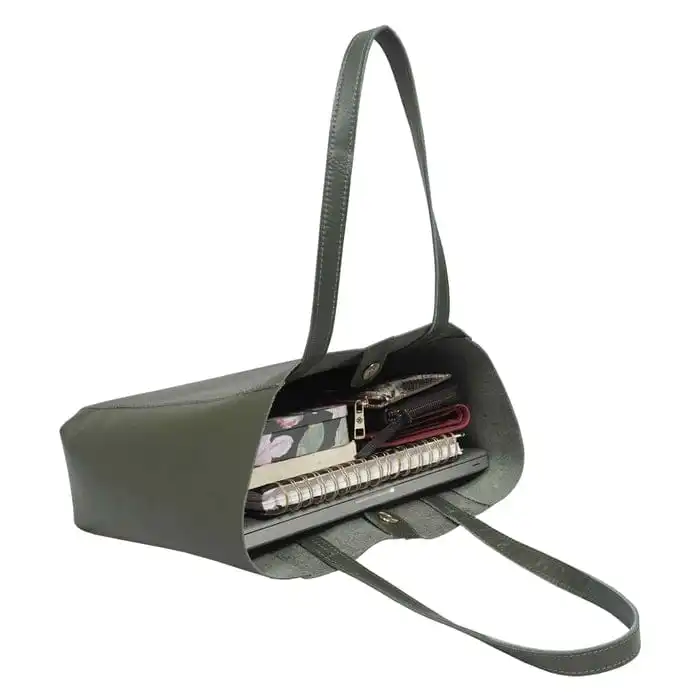 Luxury Quality Smooth Italian Polished Finish Genuine Leather Tote Bag Vintage style Top Indian Supplier