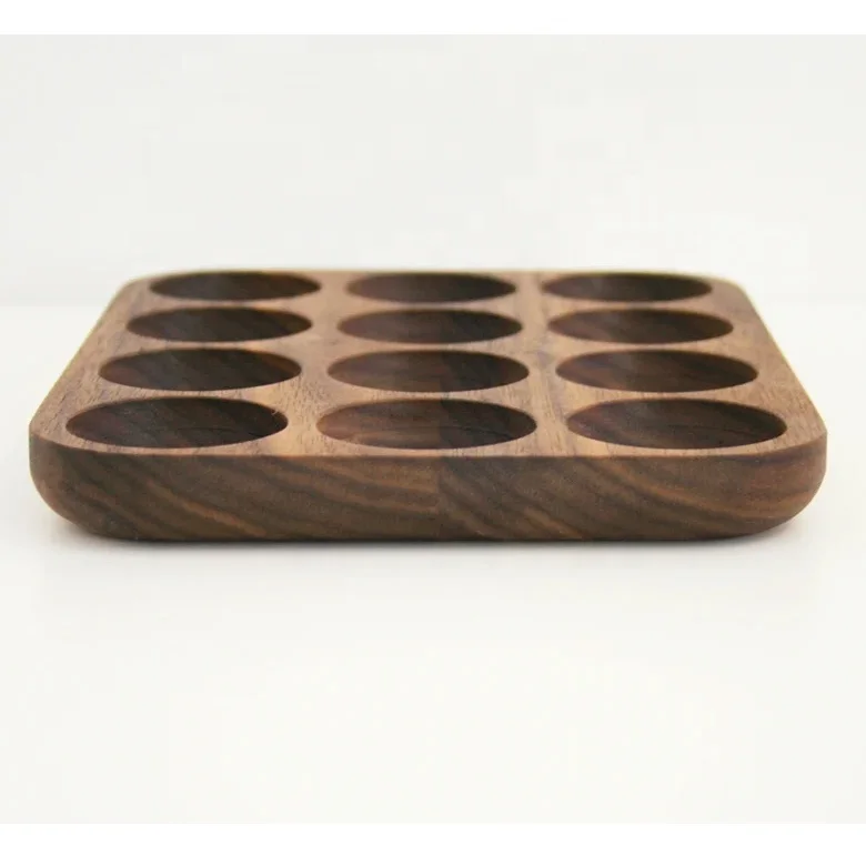 Hot New Handmade Solid Wood Egg Tray from Viet Nam for Kitchen Storage Organizer Display and Accessories