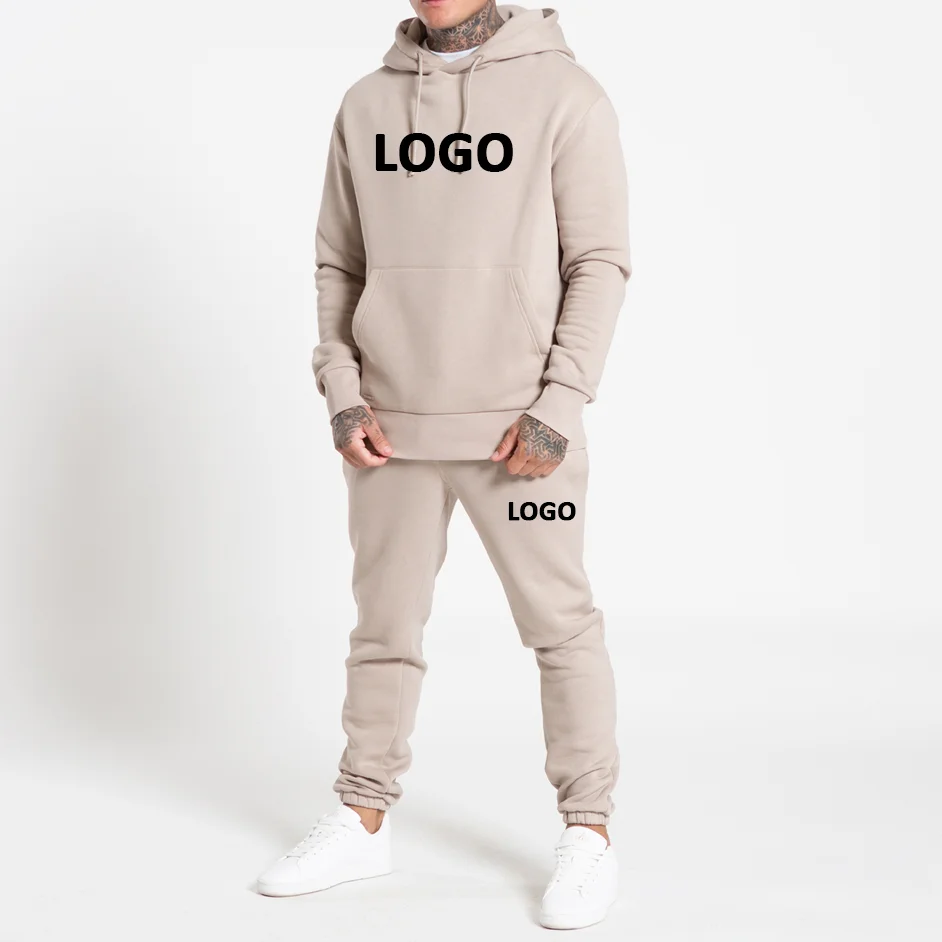 custom tracksuit mens training&jogging tracksuits outfits 2 piece jogger fitness set custom LOGO gym wear men designer tracksuit