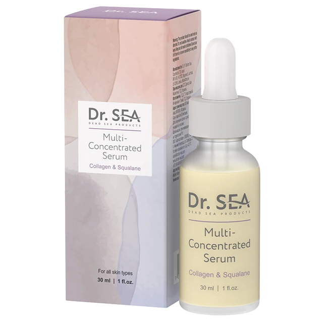 Dr.Sea Cosmetics Multi-Concentrated Serum with Collagen and Squalane Face care Product Suitable For All Skin Types