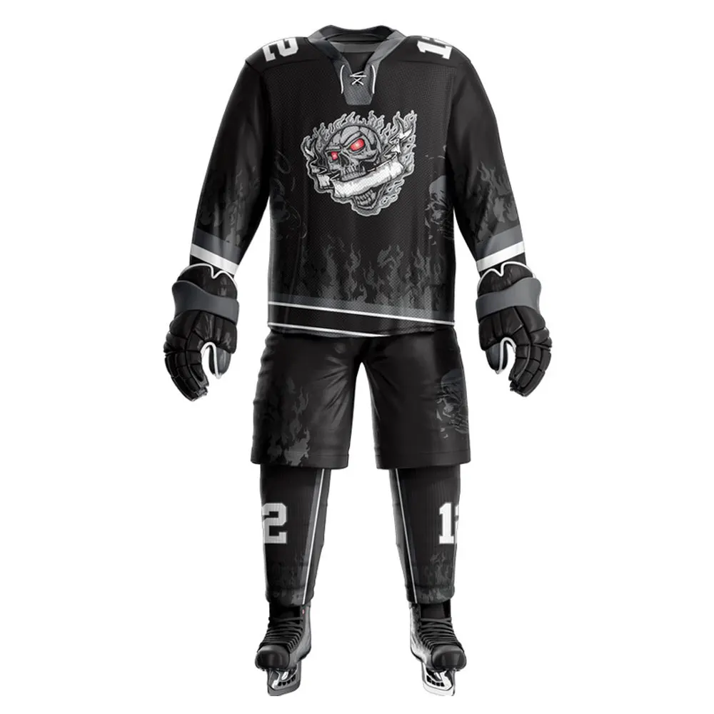 colorful design Custom Number & Team Name Sublimation Ice Hockey jersey Uniform