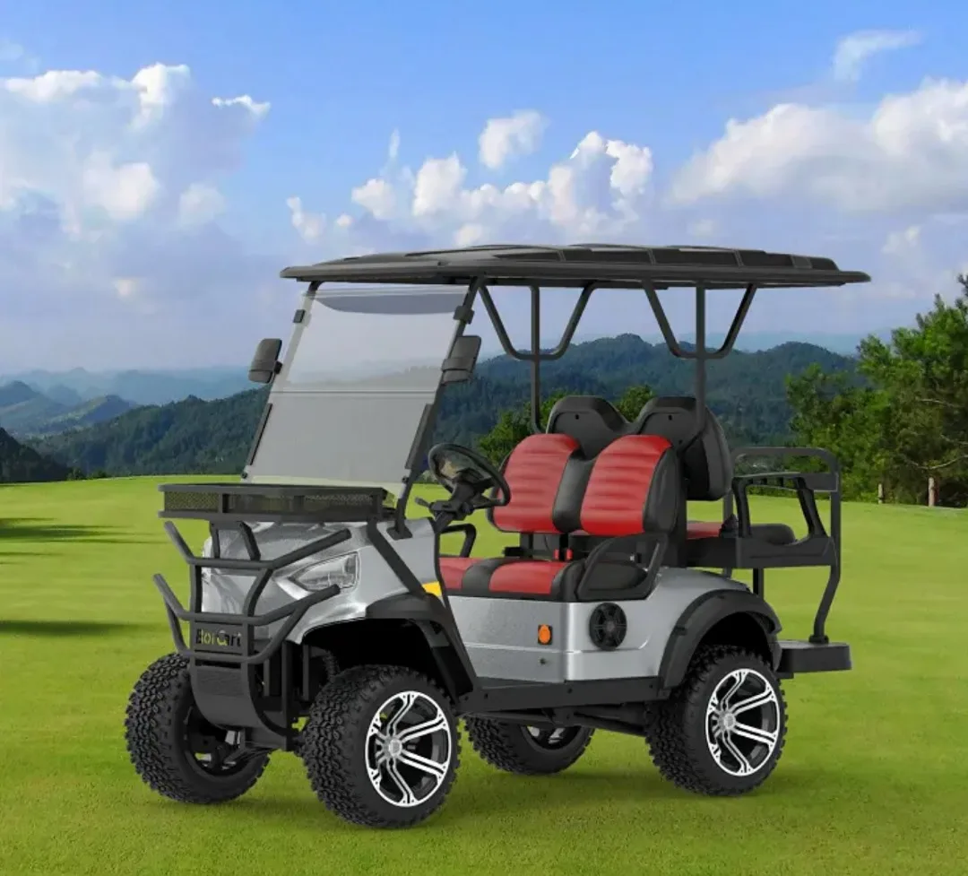 Latest Unique Design Cheap Price Mini Golf Cars High Chassis Golf Cart Custom 4 Seater Lithium Battery Golf Car Electric