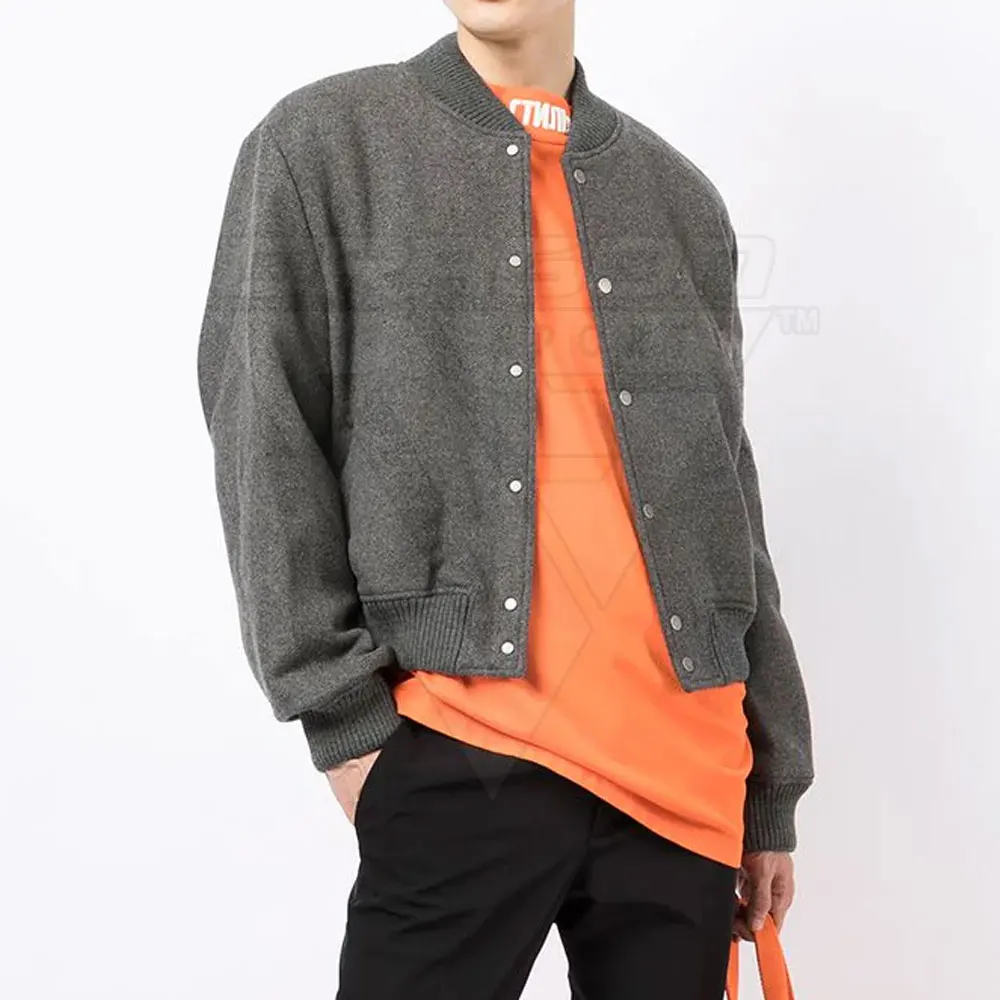 Men Lightweight Winter Lettermen Jacket High Quality Outdoor Custom Lettermen Jackets