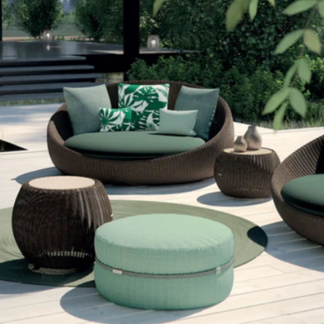 Luxury Rattan Sofa Leisure Lounge Chair Garden Sets For Home Latest Design Modern Outdoor Furniture Rattan Sofa Garden Sets