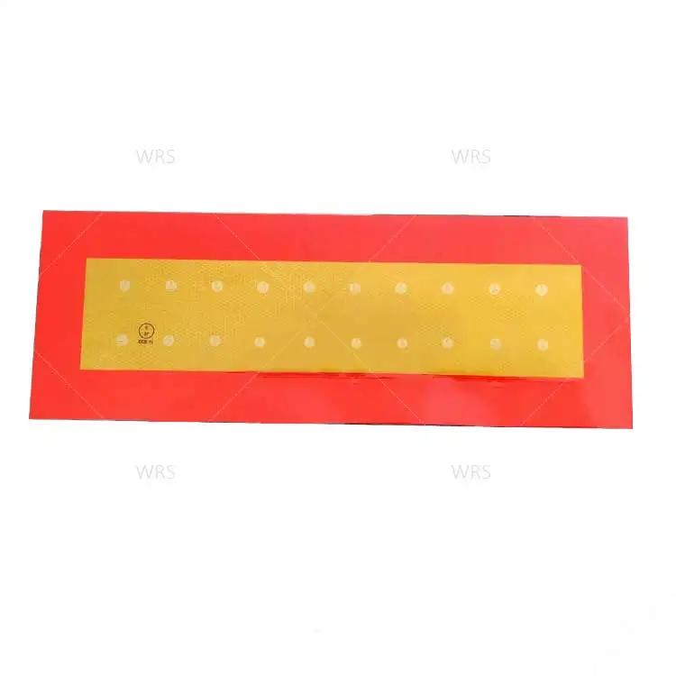 Highway Safety Yellow Red Color Glass Bead Honey Comb Trailer Truck Chevron Reflectors